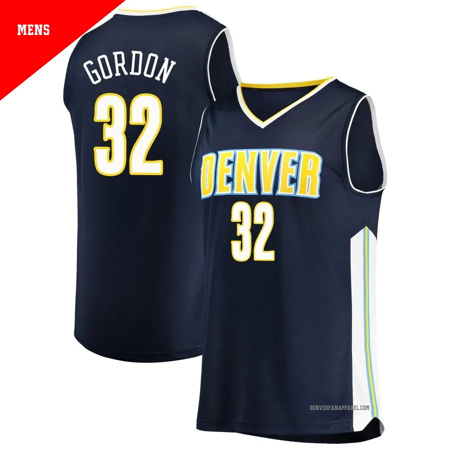 Aaron Gordon ＃32 Men's Navy Denver Nuggets Fast Break Jersey - Icon Edition